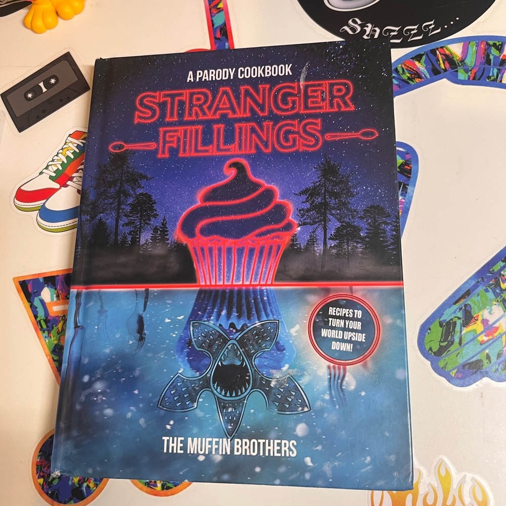 Stranger Fillings Cookbook — Blue & Black Parody Cookbook by The Muffin Brothers